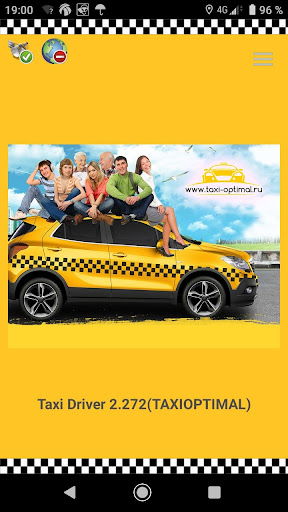 Android application Taxi Driver screenshort