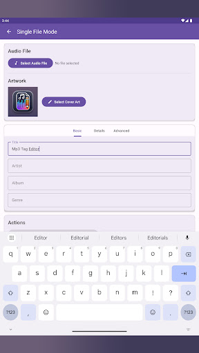 Batch Audio Tagger- mp3 tagger