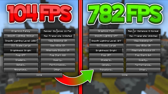 FPS Booster Mod Minecraft PE