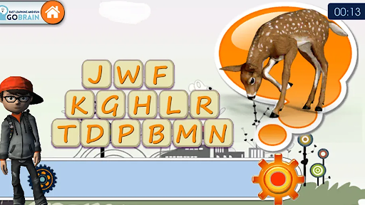 Android application Alfabet. Literki W i F. screenshort