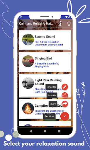 Android application Calm and Relax Nature Sound screenshort