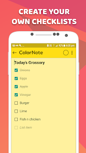 Color Notes Capture d'écran