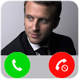 Fake Call Emmanuel Macron icon