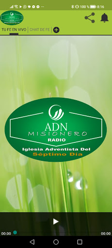 Android application RADIO ADN MISIONERO screenshort