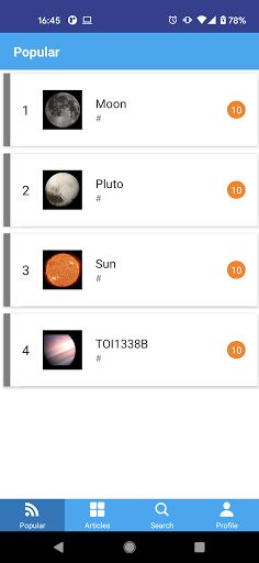 Android application Cosmos Mobile (CUHK) screenshort