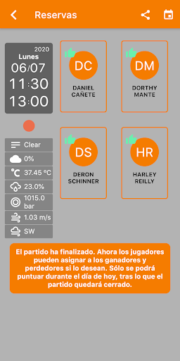ComuPadel Screen 2