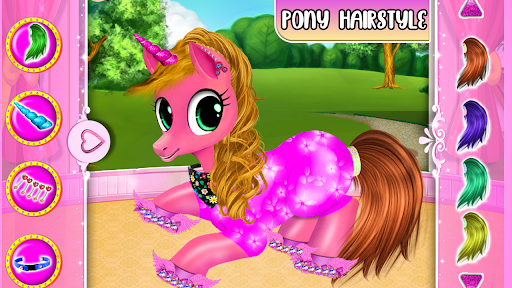 Unicorn Pony Horse Grooming Screen 2