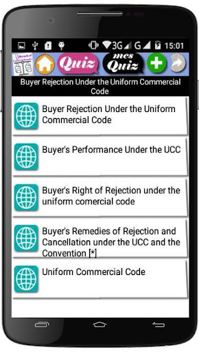 Android application Breach of contract and remedie screenshort