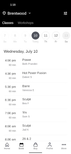 Hot 8 Yoga Studios Screen 2