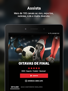 App Claro tv+  Assista futebol ao vivo no celular