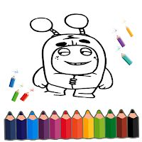 Oddbods Coloring Book - Expert Drawing