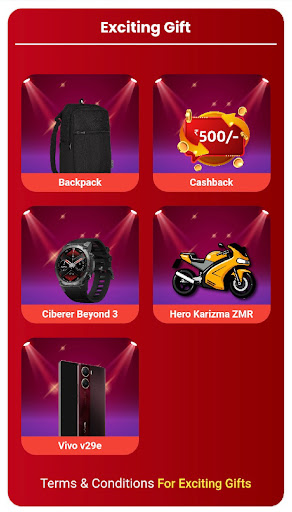 BCPL Lucky Draw Screen 2