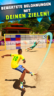 Schießen Tor - Beach Soccer Spiel Screenshot