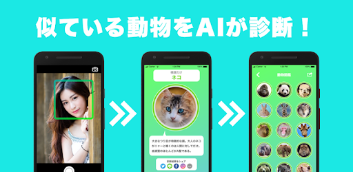 似てる顔の動物を診断するアプリ『どうぶつカメラ』そっくりな動物をAI診断！ Google Play のアプリ