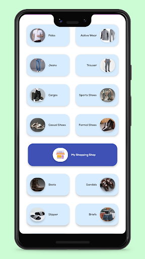 Android application Men Fashion Online Shopping screenshort