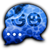 GO SMS - Blue Cheetah icon