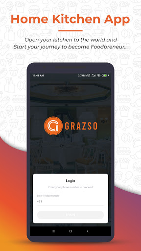 Android application Grazso Kitchen screenshort