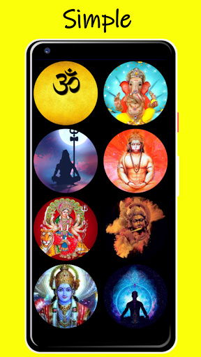 Android application Meditation - Hindu GODS Music screenshort