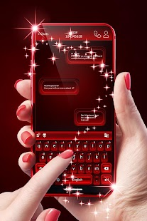 Красная клавиатура для Android Screenshot