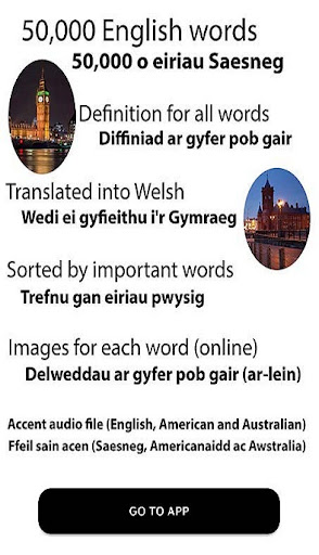 Android application English welsh dictionary screenshort