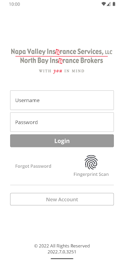 Android application Napa Valley Insurance Online screenshort