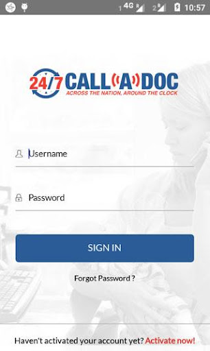 Android application 24/7 Call-A-Doc screenshort