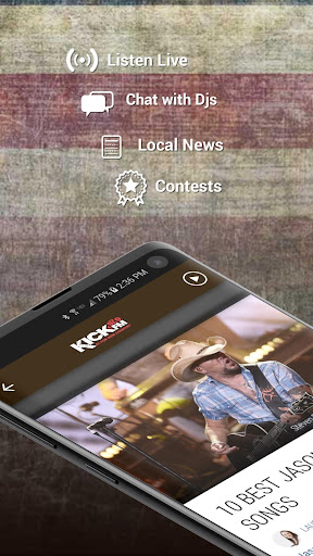 Android application 97.9 KICK FM - Quincy/Hannibal screenshort