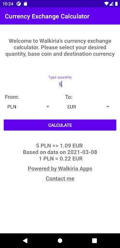 Android application Fastest Currency Exchange Rate screenshort