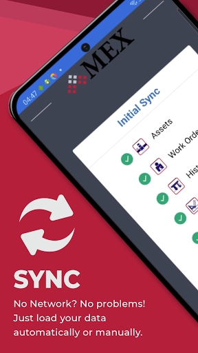 Android application MEX Mobile CMMS, Maintenance screenshort