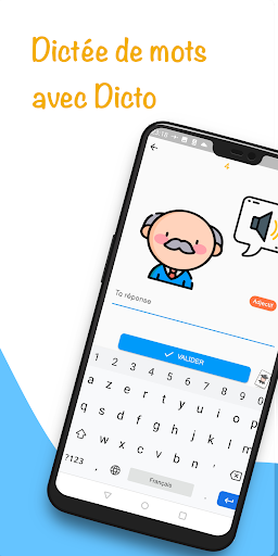 Android application Dicto : Dictée de vocabulaire screenshort