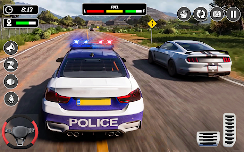 Police Car Chase Cop Game 2024