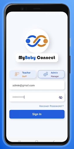 Android application MBC - Admin screenshort