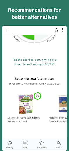GreenChoice - Food Scanner Screenshot 4 - AppWisp.com