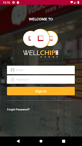 WellChip eServices Screen 2