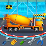 Preschool Kids Builder Truck Transport Repair Game Apk