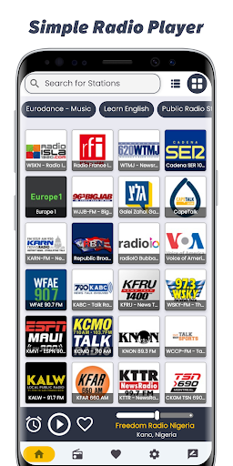 Hausa Fm Radios - Radio Player Screen 3