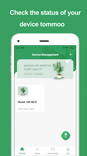 Android application Tommoo screenshort