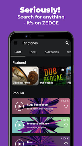 Zedge™ Wallpapers & Ringtones screenshot