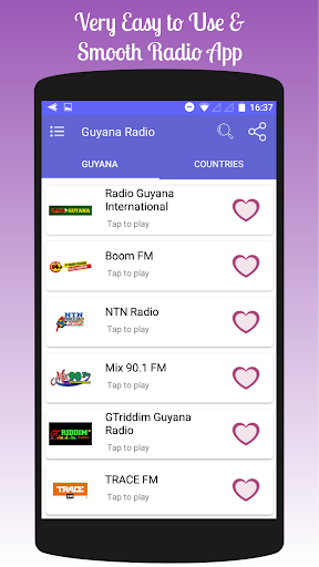All Guyana Radios in One App