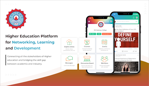 Android application DG Vaishnav College screenshort