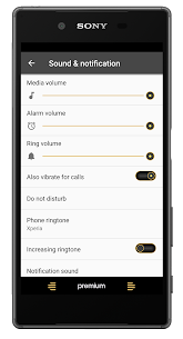 I-Premium Black Xperia Theme APK (Ikhokhelwe/Igcwele) 4