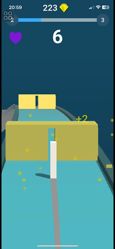Android application Wall Escape Runner screenshort