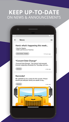 Android application Marinette School District screenshort