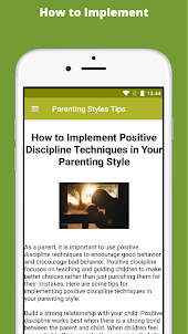 Parenting Styles Tips