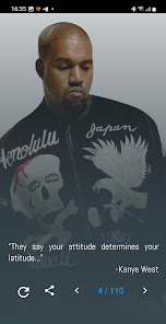 Captura 3 Kanye West Quotes and Lyrics android