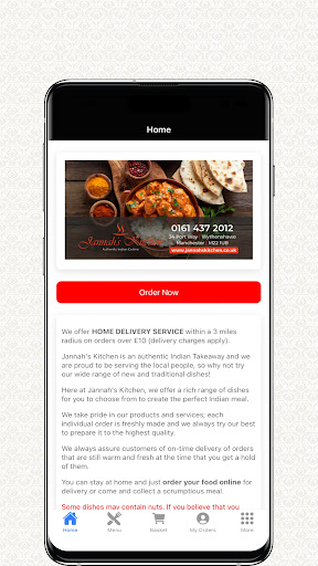 Android application Jannah's Kitchen screenshort