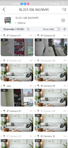 Vista previa de la aplicación