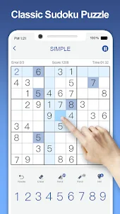 Jeu de puzzle Sudoku-Numéros