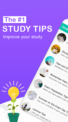 Android application Study Tips, The Learning App, screenshort