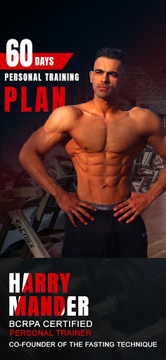 Android application Harry Mander Fitness screenshort